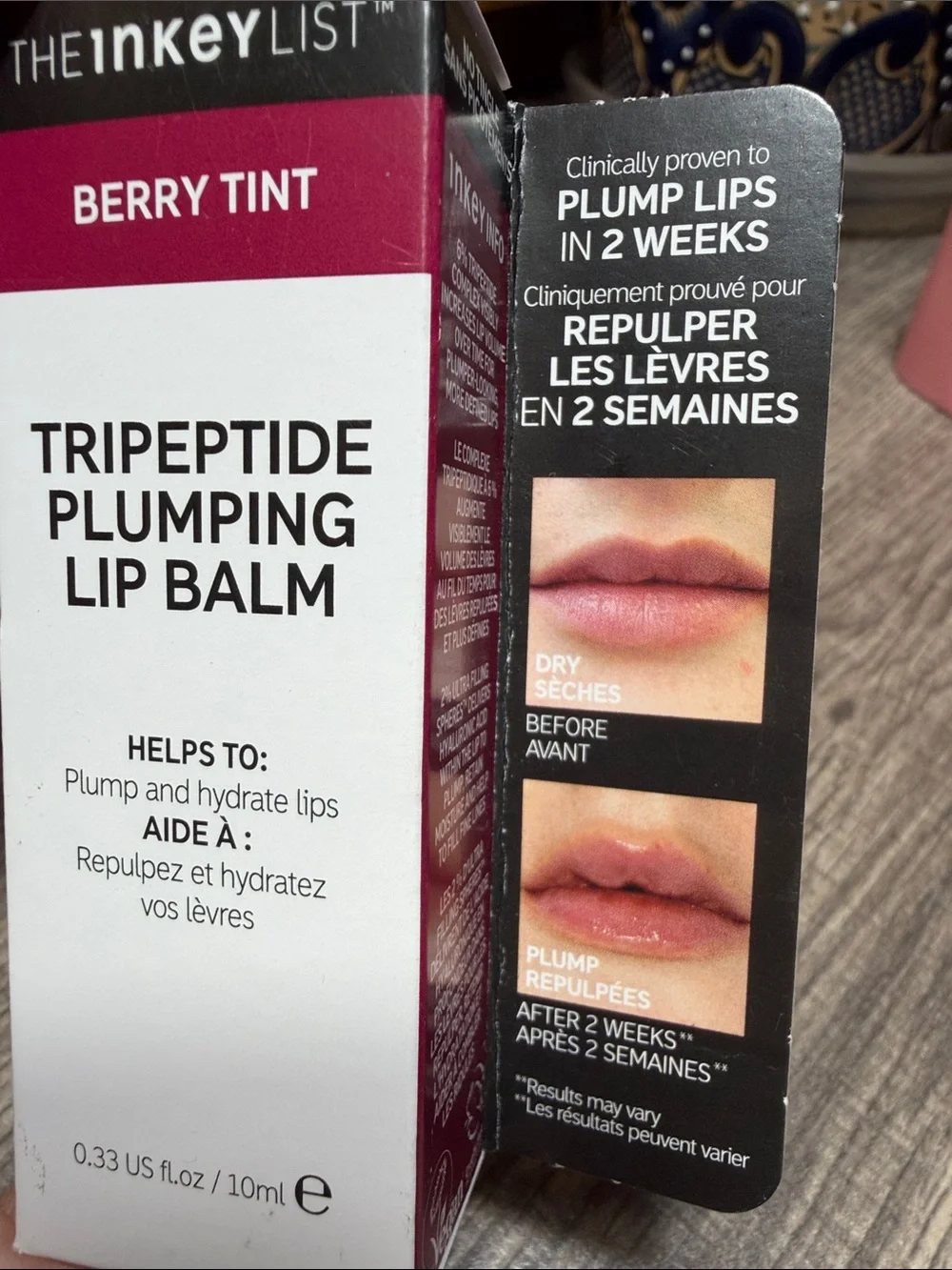 🍄5 for $35🍄 The Inkey List Berry Tint Tripeptide Plumping Lip Balm
